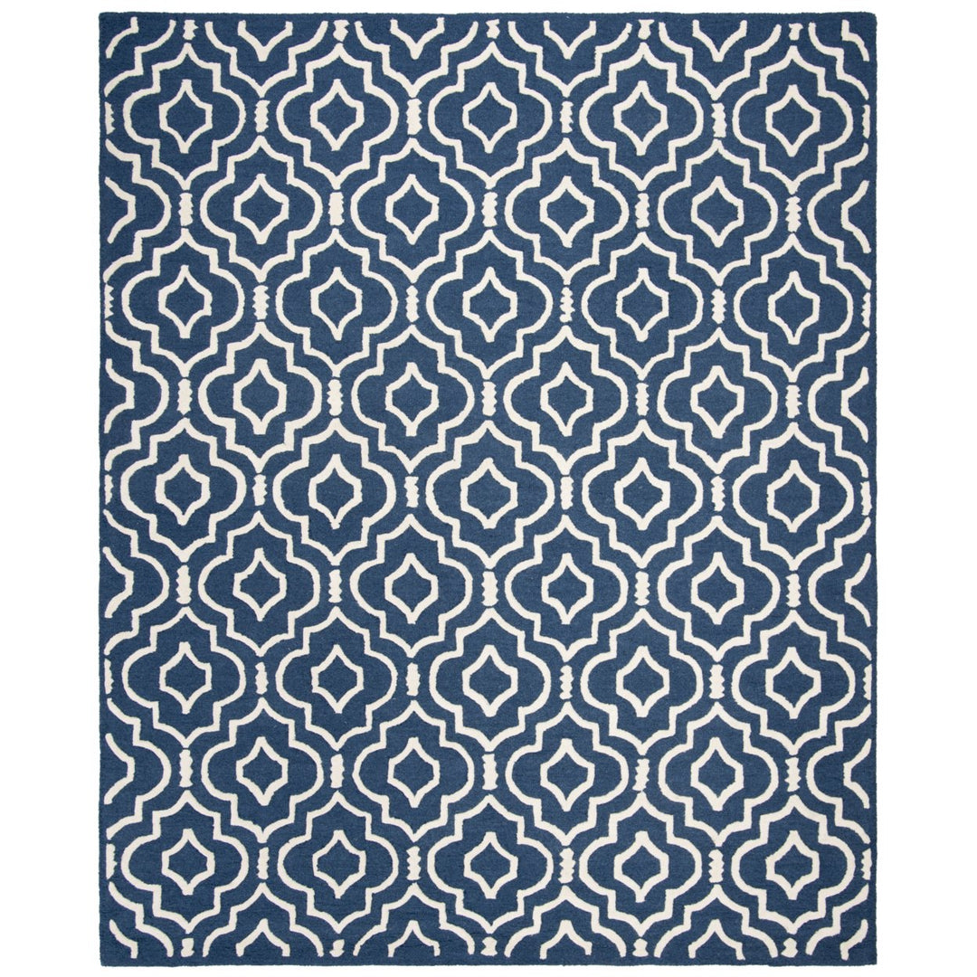 SAFAVIEH Cambridge CAM141G Navy Blue / Ivory Rug Image 1