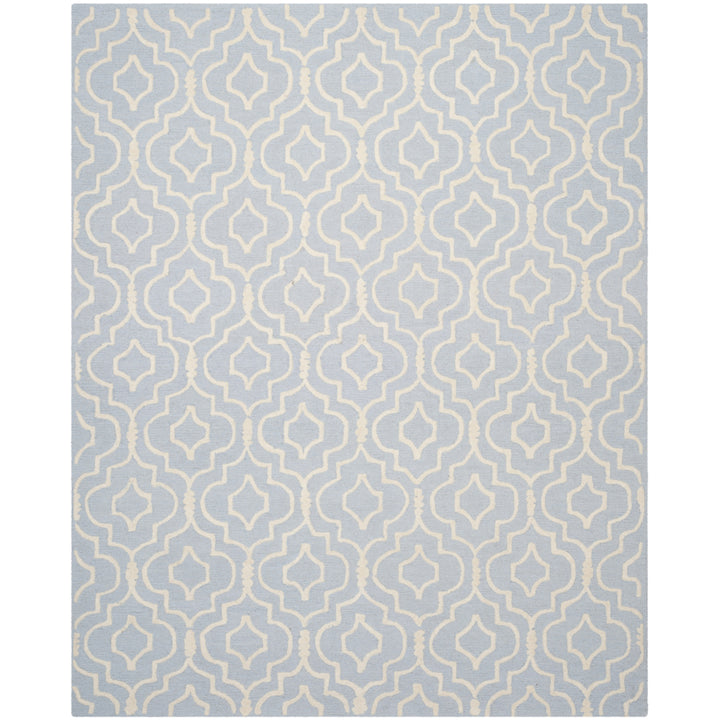 SAFAVIEH Cambridge CAM141A Light Blue / Ivory Rug Image 9