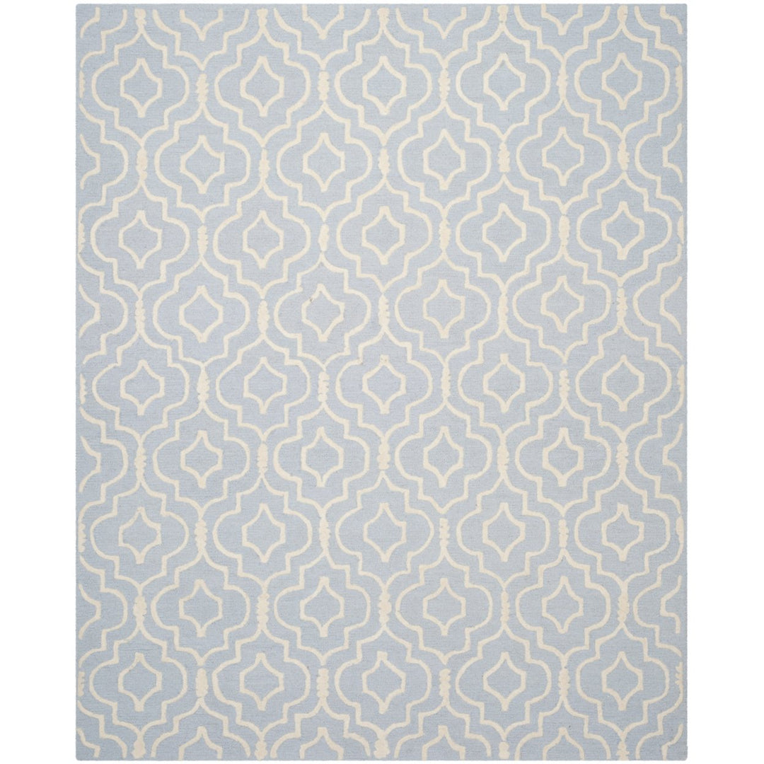 SAFAVIEH Cambridge CAM141A Light Blue / Ivory Rug Image 1