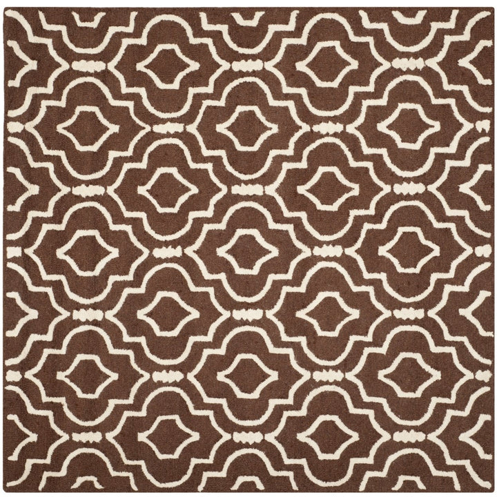 SAFAVIEH Cambridge CAM141H Dark Brown / Ivory Rug Image 6