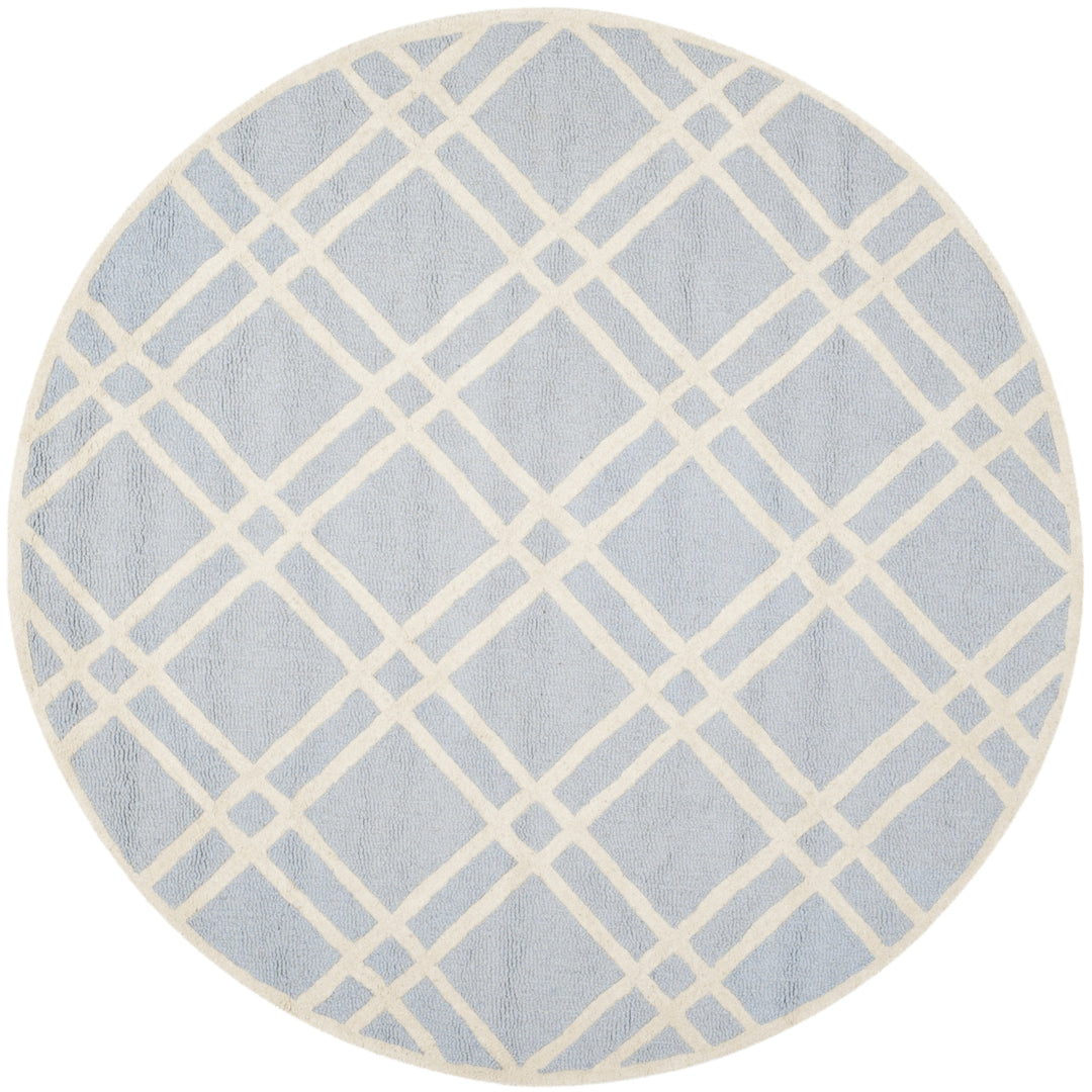 SAFAVIEH Cambridge CAM142A Light Blue / Ivory Rug Image 4