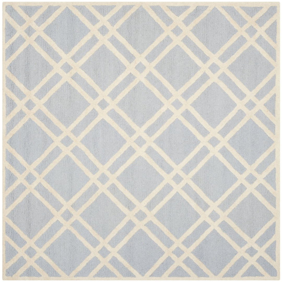 SAFAVIEH Cambridge CAM142A Light Blue / Ivory Rug Image 6