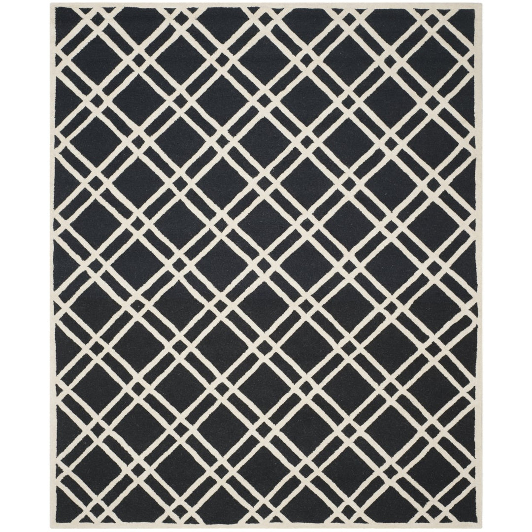 SAFAVIEH Cambridge CAM142E Handmade Black / Ivory Rug Image 1