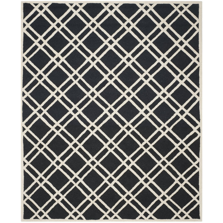 SAFAVIEH Cambridge CAM142E Handmade Black / Ivory Rug Image 1