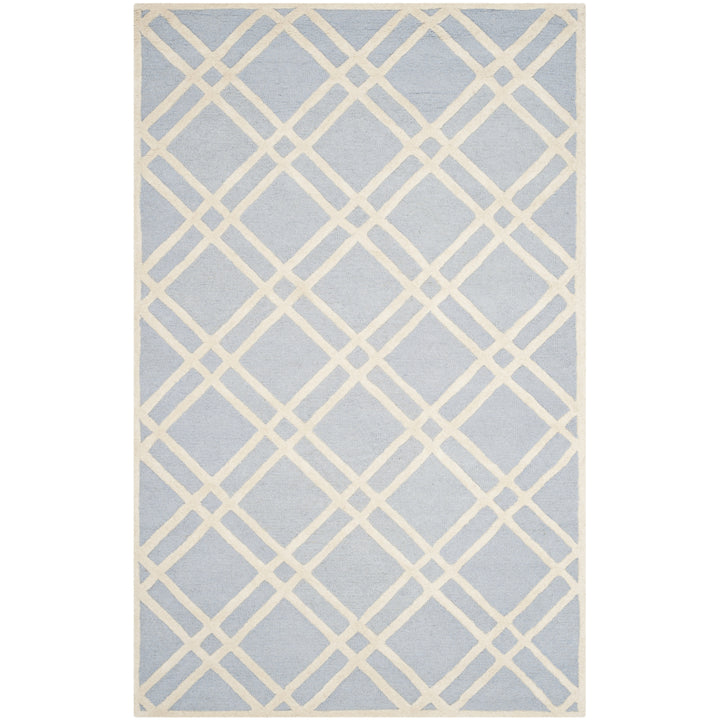 SAFAVIEH Cambridge CAM142A Light Blue / Ivory Rug Image 10