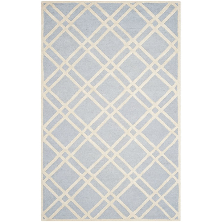 SAFAVIEH Cambridge CAM142A Light Blue / Ivory Rug Image 1