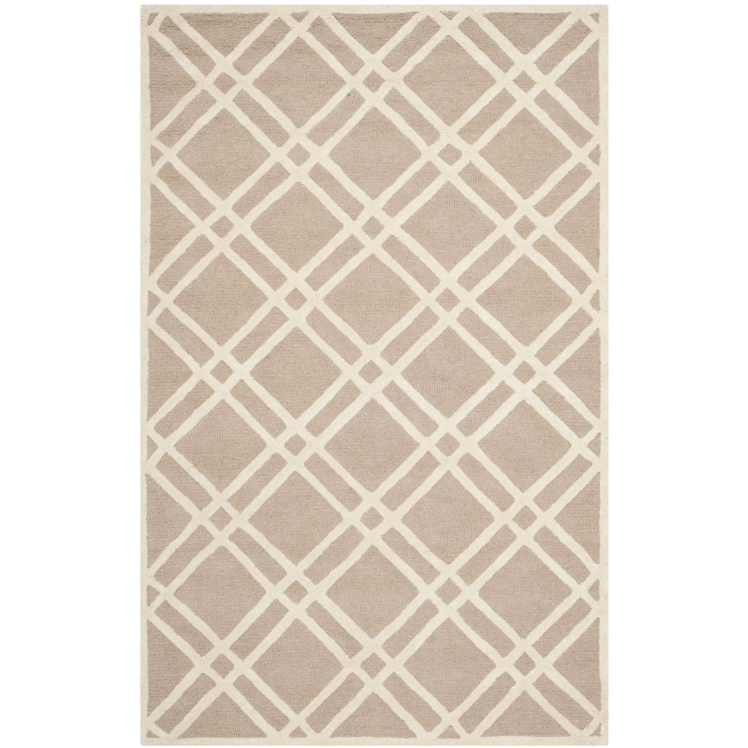 SAFAVIEH Cambridge CAM142J Handmade Beige / Ivory Rug Image 1