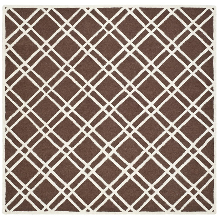 SAFAVIEH Cambridge CAM142H Dark Brown / Ivory Rug Image 1