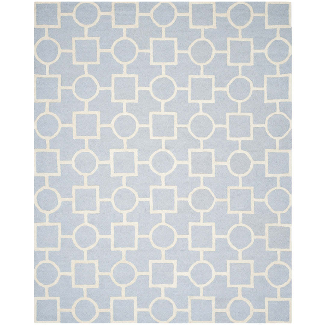 SAFAVIEH Cambridge CAM143A Light Blue / Ivory Rug Image 1