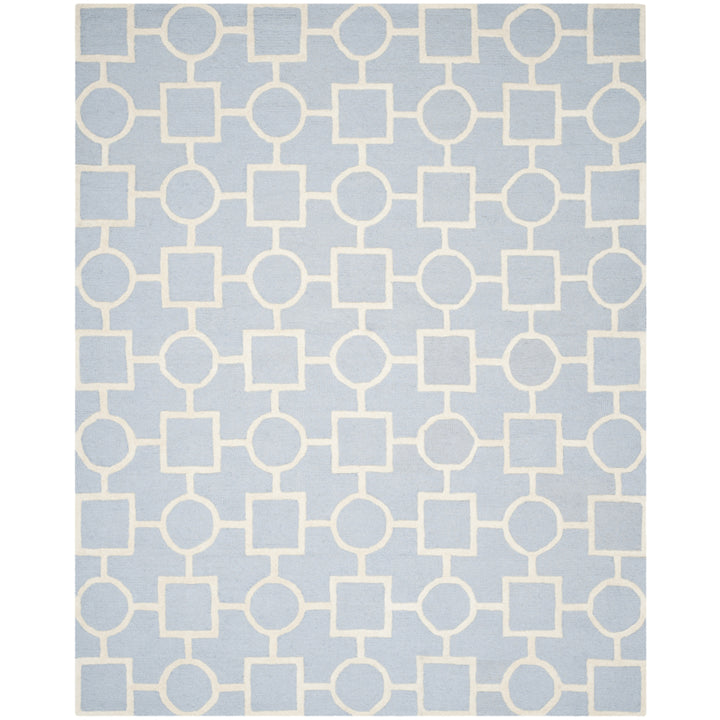 SAFAVIEH Cambridge CAM143A Light Blue / Ivory Rug Image 1