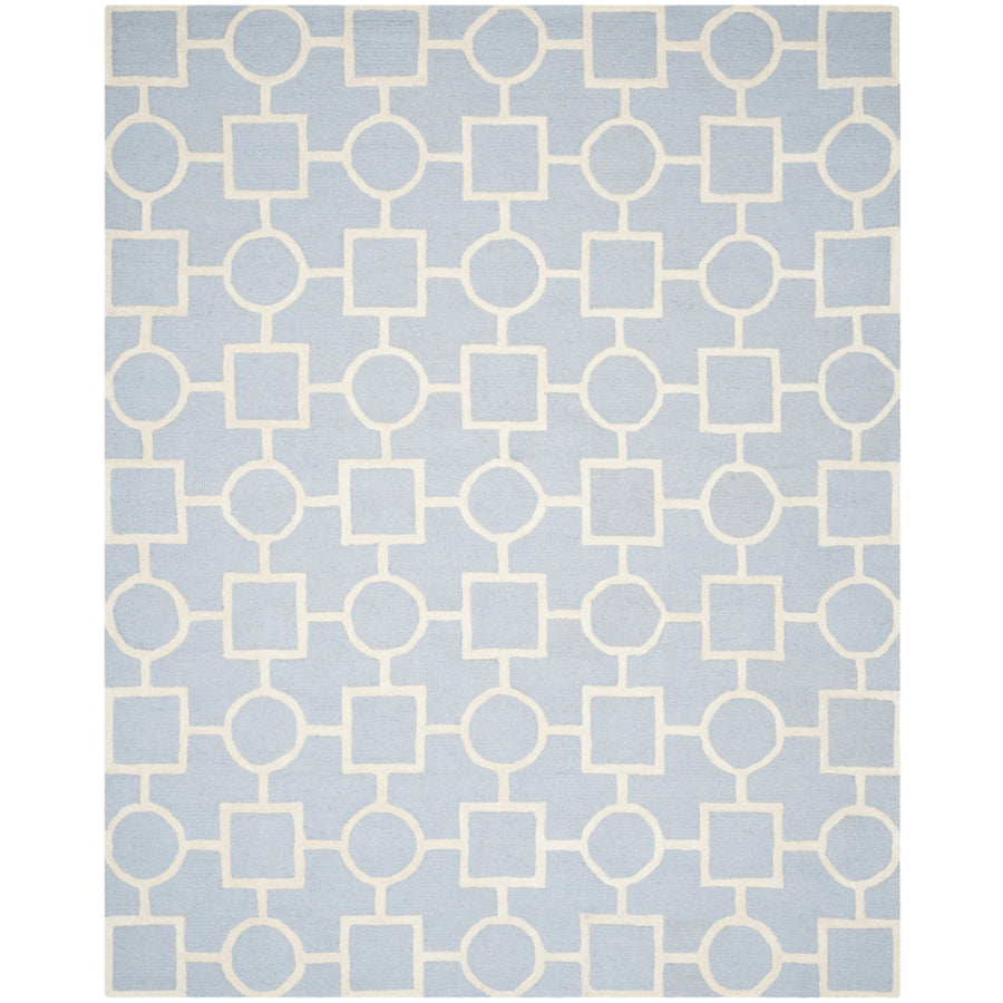 SAFAVIEH Cambridge CAM143A Light Blue / Ivory Rug Image 1