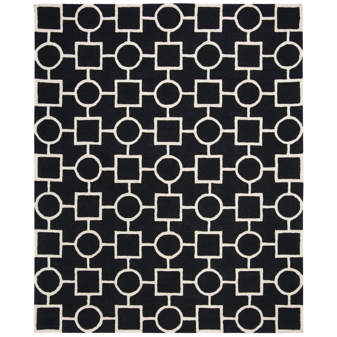 SAFAVIEH Cambridge CAM143E Handmade Black / Ivory Rug Image 1