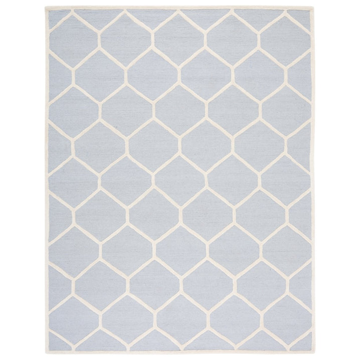 SAFAVIEH Cambridge CAM144A Light Blue / Ivory Rug Image 7