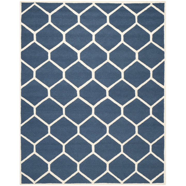 SAFAVIEH Cambridge CAM144G Navy Blue / Ivory Rug Image 1