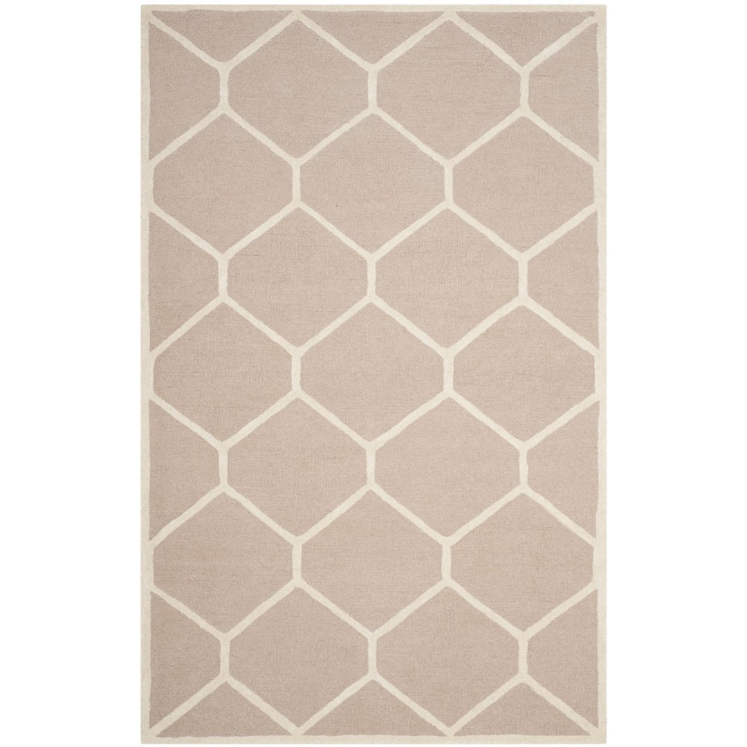 SAFAVIEH Cambridge CAM144J Handmade Beige / Ivory Rug Image 1