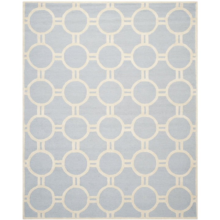 SAFAVIEH Cambridge CAM145A Light Blue / Ivory Rug Image 1