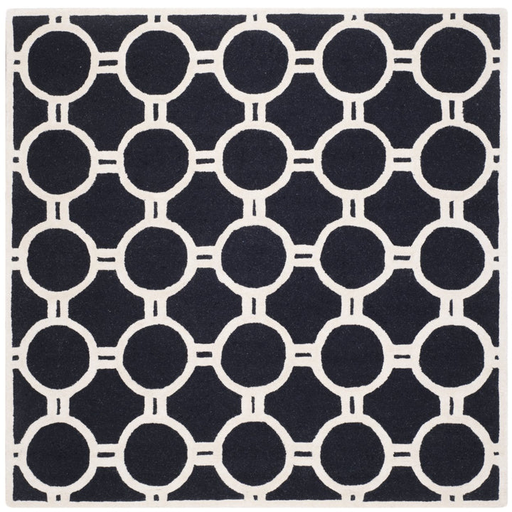 SAFAVIEH Cambridge CAM145E Handmade Black / Ivory Rug Image 9