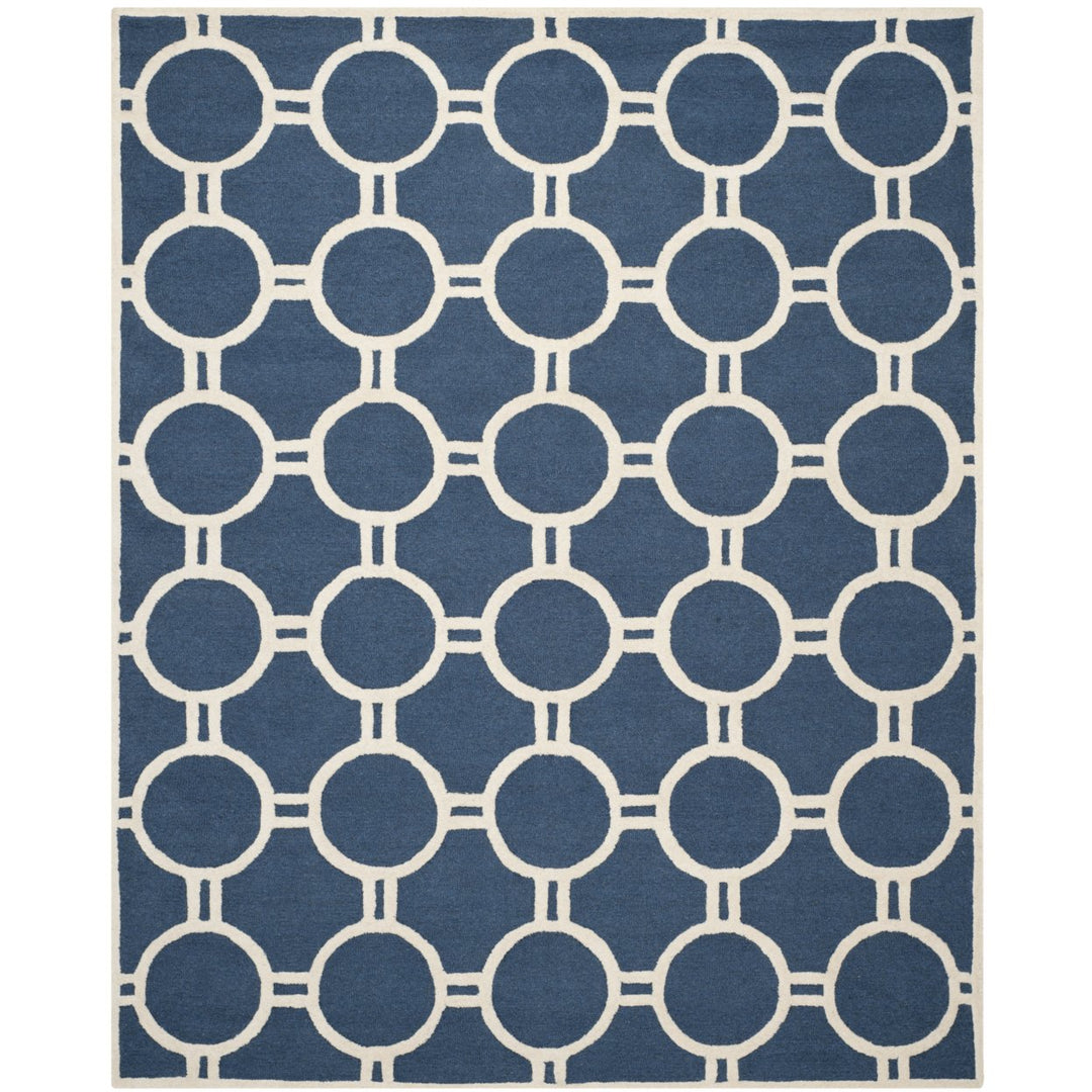 SAFAVIEH Cambridge CAM145G Navy Blue / Ivory Rug Image 1