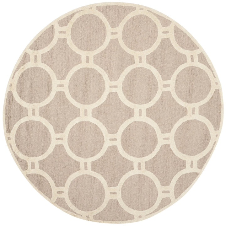 SAFAVIEH Cambridge CAM145J Handmade Beige / Ivory Rug Image 4