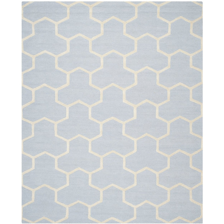 SAFAVIEH Cambridge CAM146A Light Blue / Ivory Rug Image 1