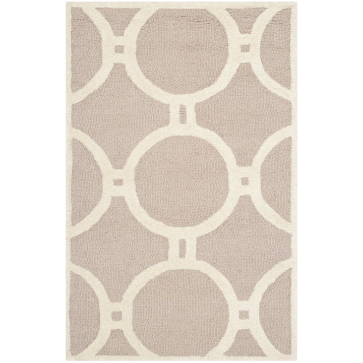 SAFAVIEH Cambridge CAM145J Handmade Beige / Ivory Rug Image 1