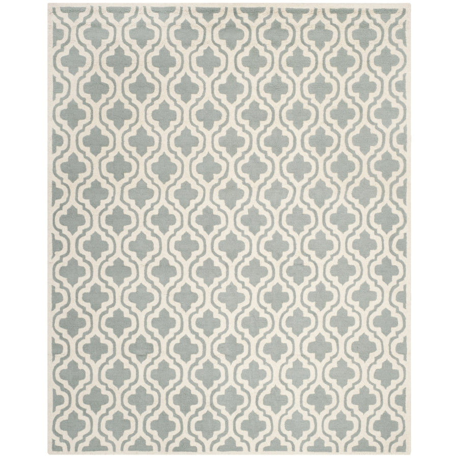 SAFAVIEH Cambridge CAM152A Handmade Spa / Ivory Rug Image 1