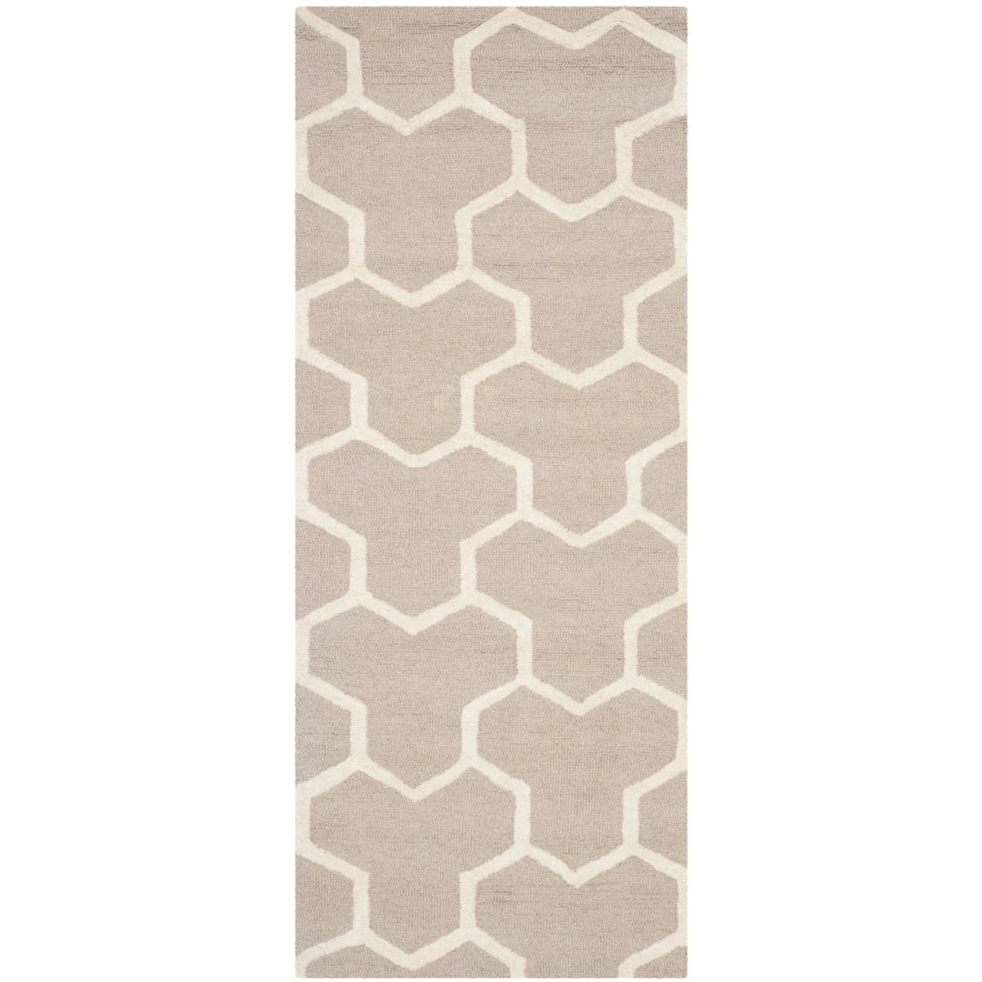 SAFAVIEH Cambridge CAM146J Handmade Beige / Ivory Rug Image 1