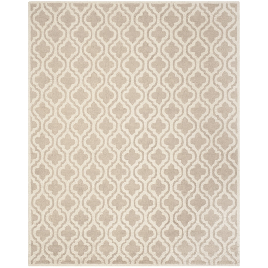 SAFAVIEH Cambridge CAM152B Handmade Mocha / Ivory Rug Image 1