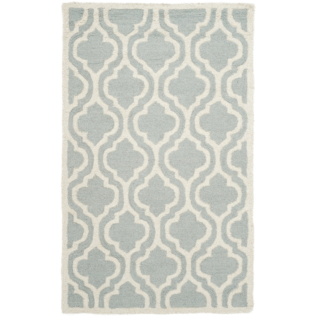 SAFAVIEH Cambridge CAM152A Handmade Spa / Ivory Rug Image 6