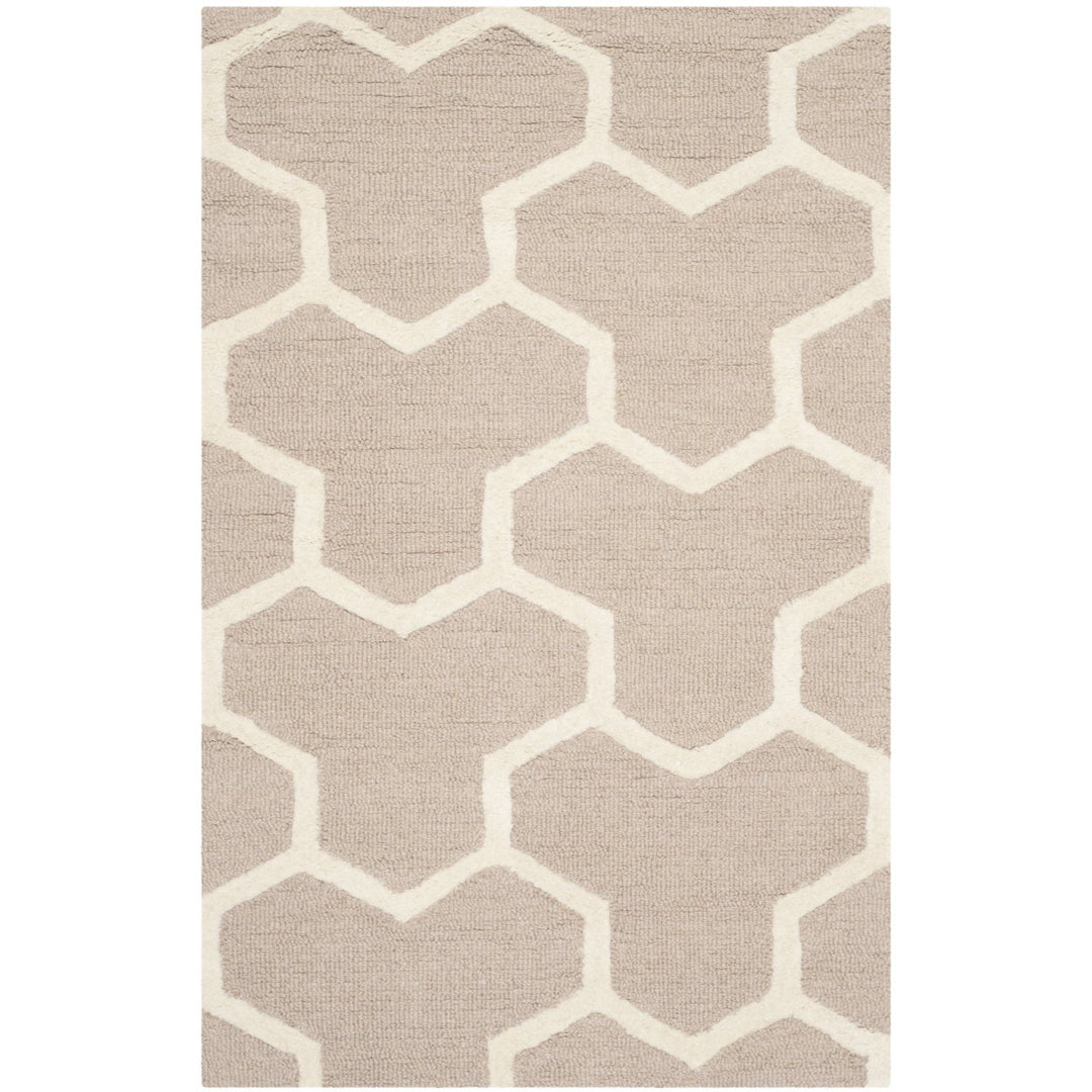 SAFAVIEH Cambridge CAM146J Handmade Beige / Ivory Rug Image 9