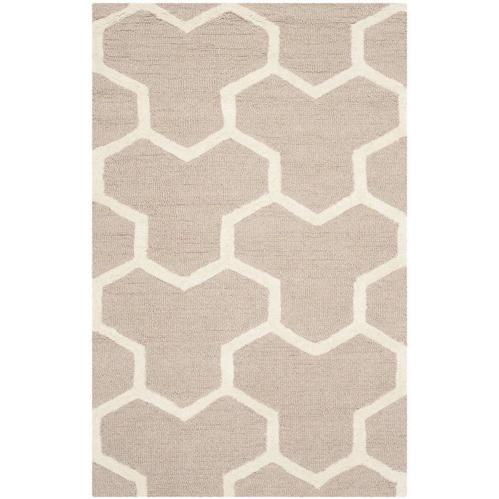 SAFAVIEH Cambridge CAM146J Handmade Beige / Ivory Rug Image 9