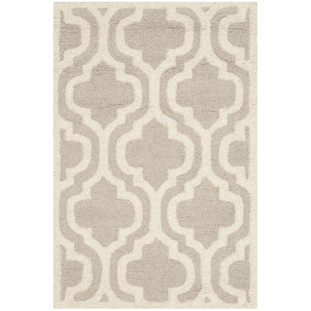 SAFAVIEH Cambridge CAM152B Handmade Mocha / Ivory Rug Image 6