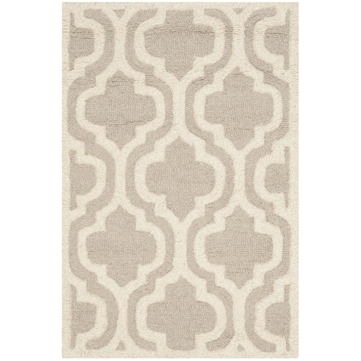 SAFAVIEH Cambridge CAM152B Handmade Mocha / Ivory Rug Image 6