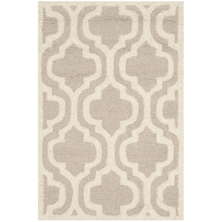 SAFAVIEH Cambridge CAM152B Handmade Mocha / Ivory Rug Image 1