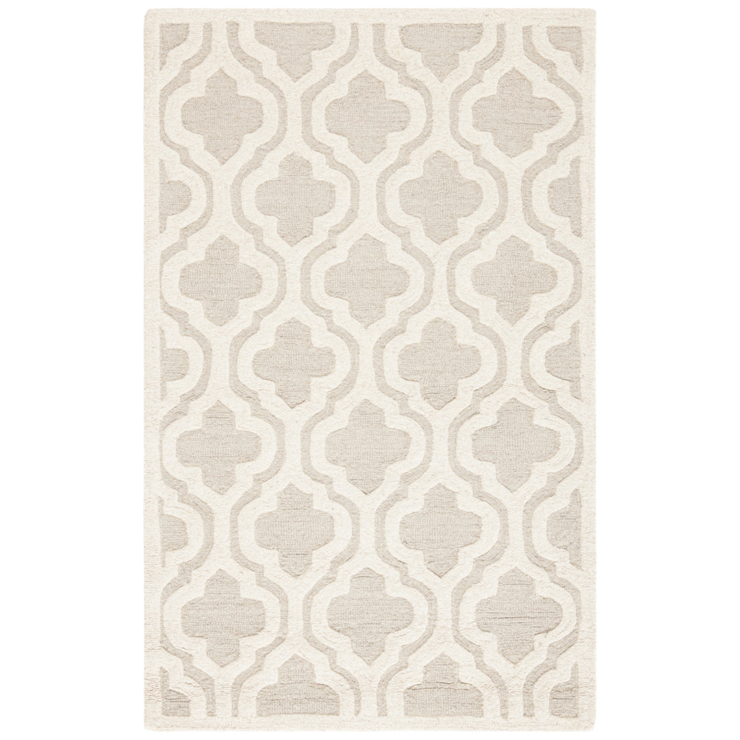 SAFAVIEH Cambridge CAM152B Handmade Mocha / Ivory Rug Image 7