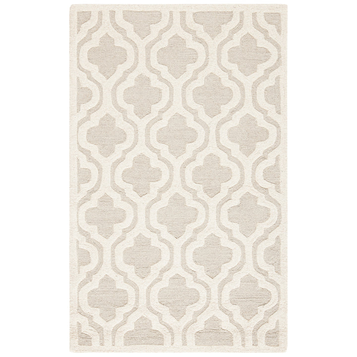 SAFAVIEH Cambridge CAM152B Handmade Mocha / Ivory Rug Image 7