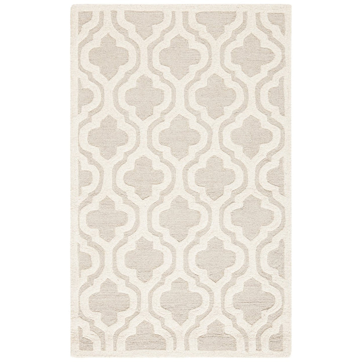 SAFAVIEH Cambridge CAM152B Handmade Mocha / Ivory Rug Image 1