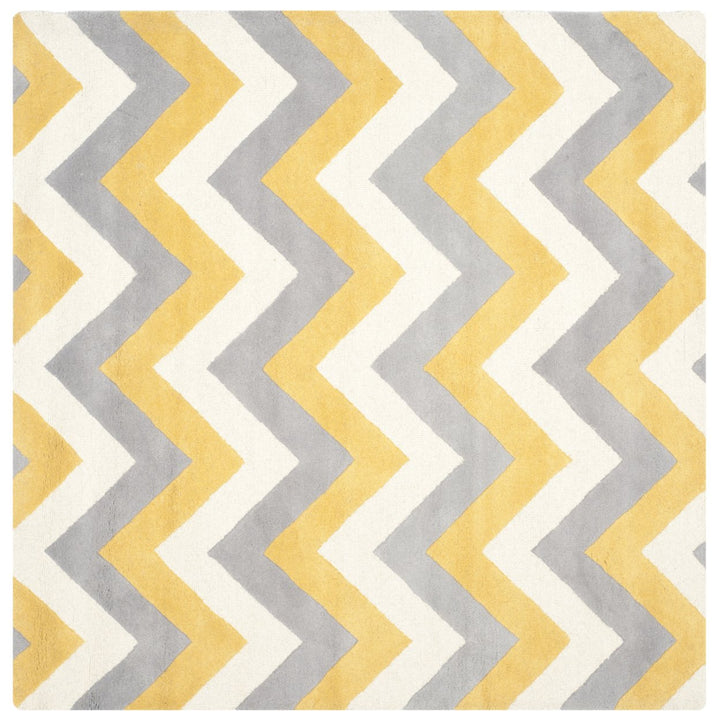 SAFAVIEH Cambridge CAM153A Handmade Grey / Gold Rug Image 6