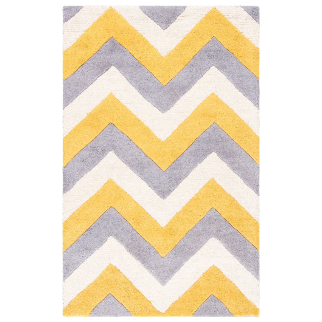 SAFAVIEH Cambridge CAM153A Handmade Grey / Gold Rug Image 9