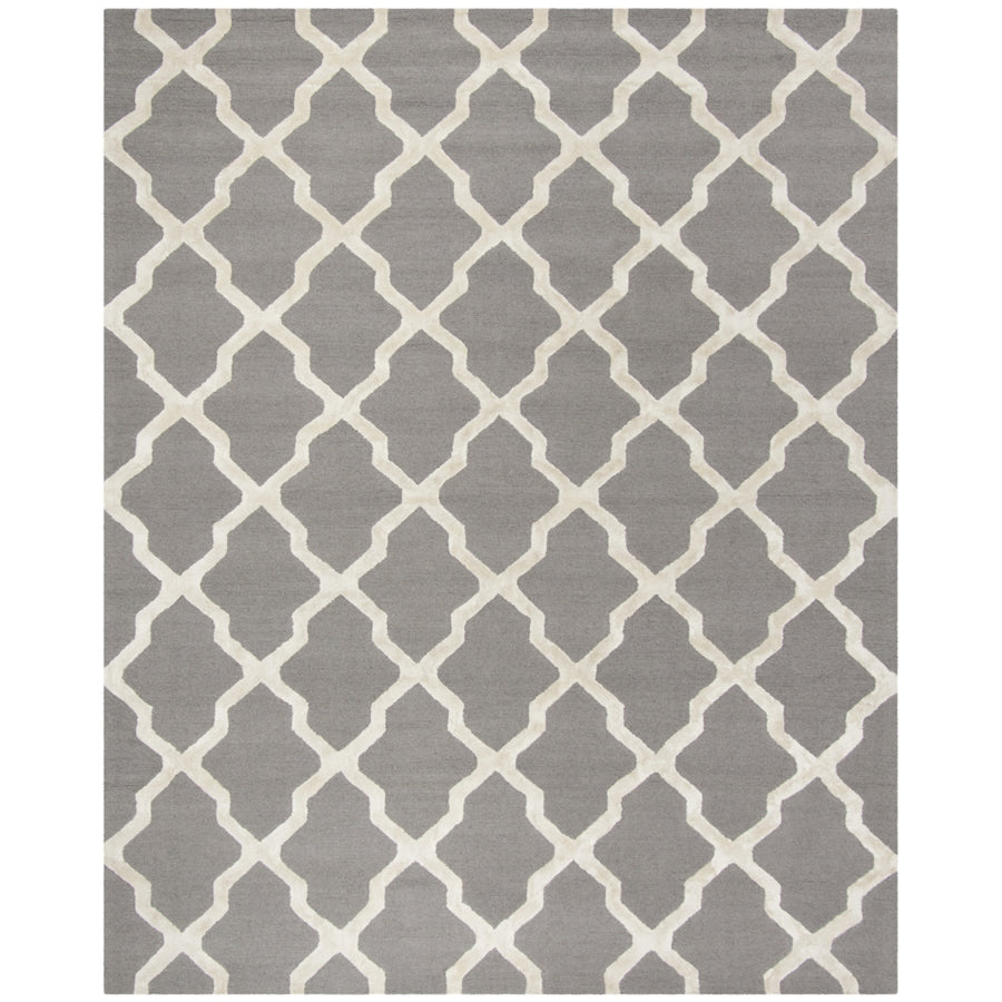 SAFAVIEH Cambridge CAM155D Handmade Grey / Ivory Rug Image 1