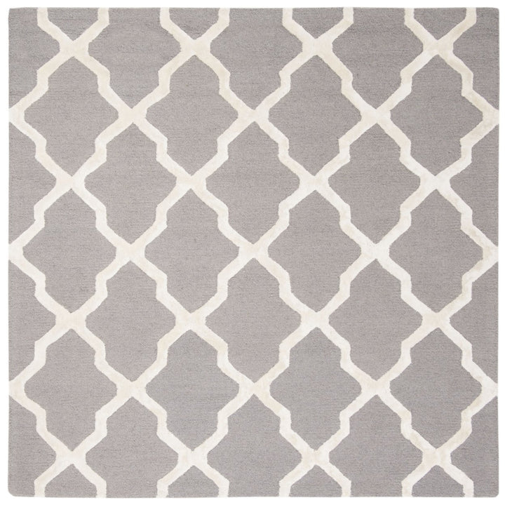 SAFAVIEH Cambridge CAM155D Handmade Grey / Ivory Rug Image 1