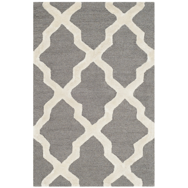 SAFAVIEH Cambridge CAM155D Handmade Grey / Ivory Rug Image 8