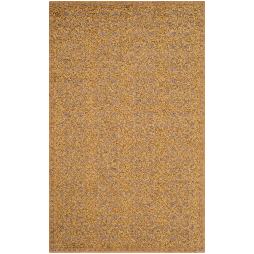 SAFAVIEH Cambridge CAM240D Handmade Gold Rug Image 1