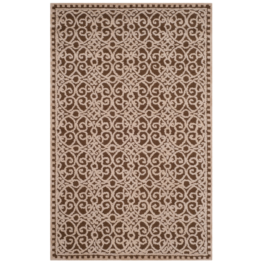 SAFAVIEH Cambridge CAM240T Handmade Brown Rug Image 1