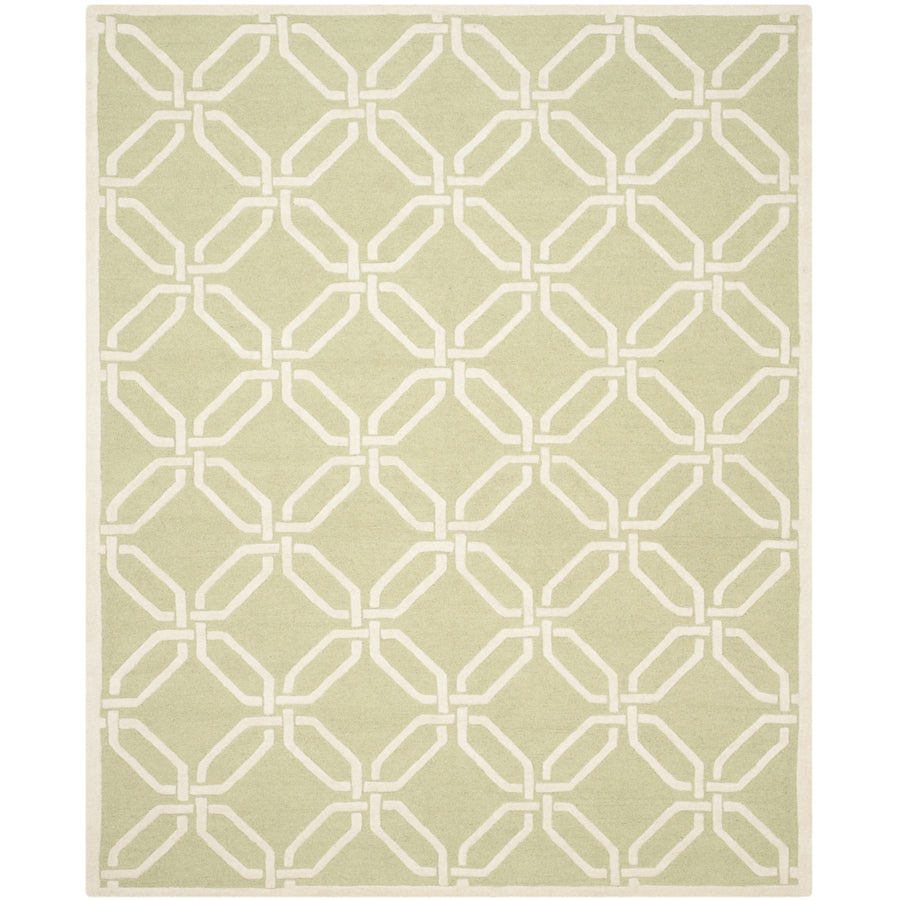 SAFAVIEH Cambridge CAM311N Handmade Lime / Ivory Rug Image 1