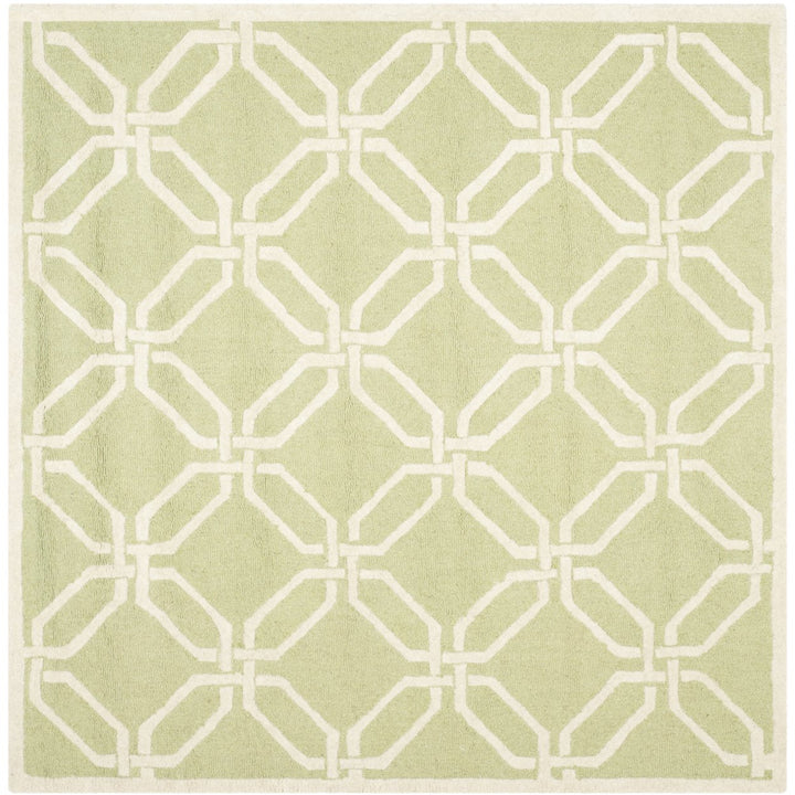 SAFAVIEH Cambridge CAM311N Handmade Lime / Ivory Rug Image 1