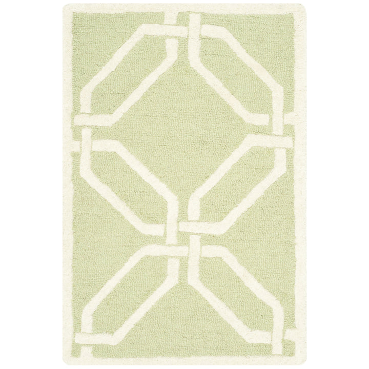 SAFAVIEH Cambridge CAM311N Handmade Lime / Ivory Rug Image 1