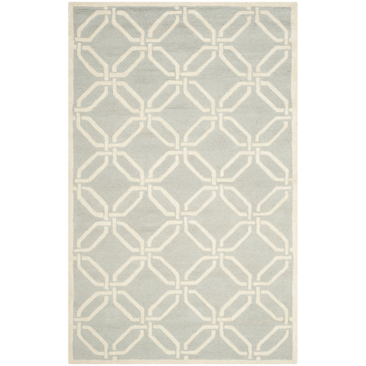 SAFAVIEH Cambridge CAM311L Light Grey / Ivory Rug Image 11