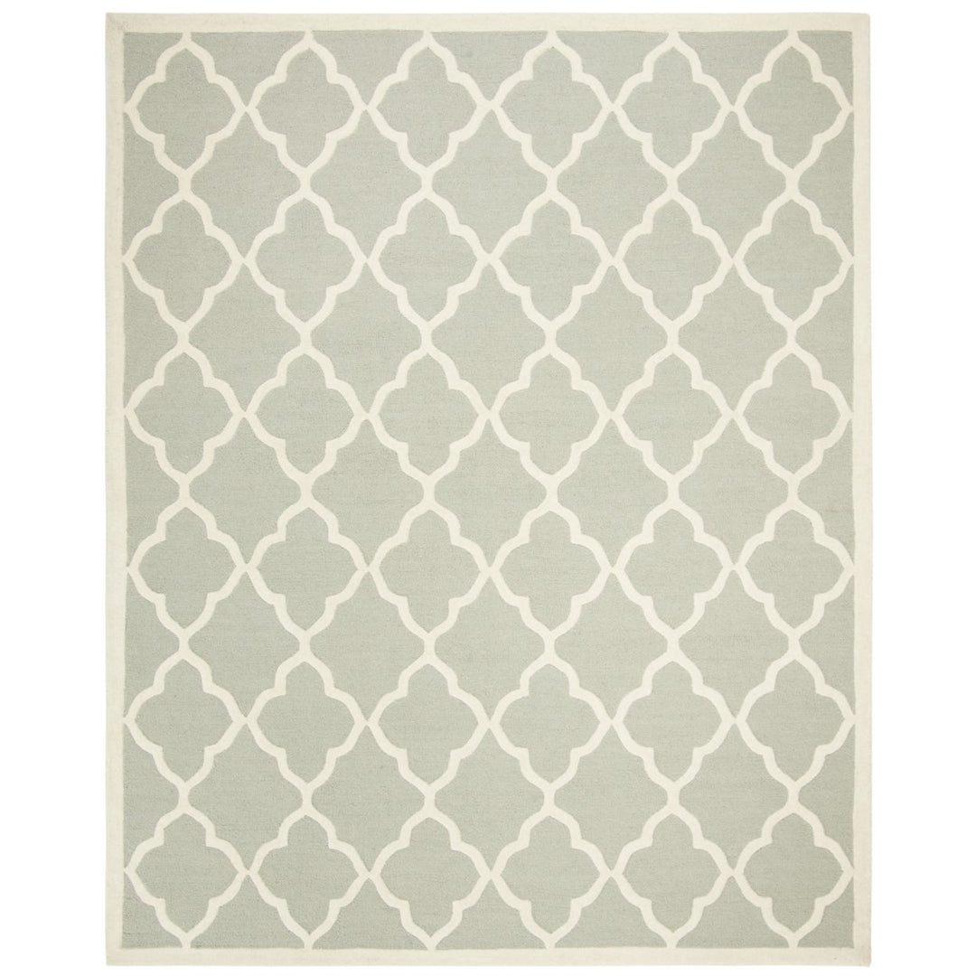 SAFAVIEH Cambridge CAM312L Light Grey / Ivory Rug Image 1