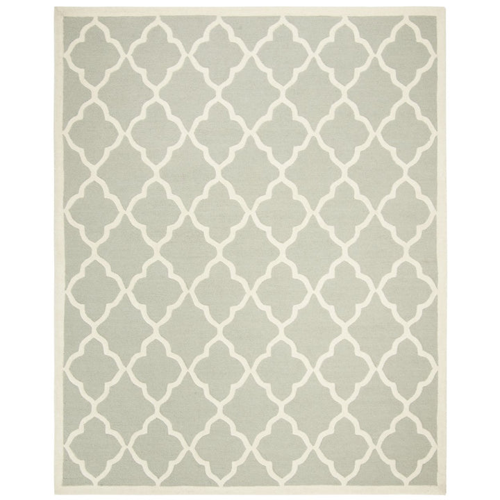 SAFAVIEH Cambridge CAM312L Light Grey / Ivory Rug Image 1